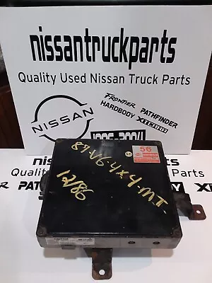 1986-89 Nissan D21 Hardbody ECM Computer VG30i MT 4x4 2371012G01 MECS-G220C1  56 • $450