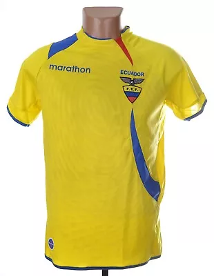 Ecuador 2009/2010 Home Football Shirt Jersey Marathon Size S Adult • $44.99