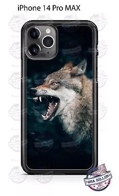 Angry Wolf Hunting Season Phone Case For IPhone 15 Samsung S23FE Google 7a 8 • $21.98