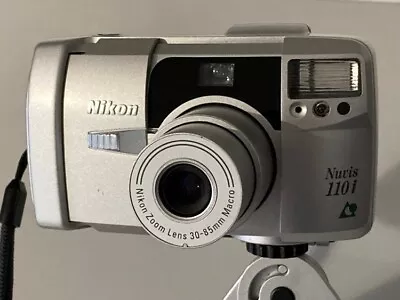 Nikon Nuvis 110 I Silver Magnetic IX Macro Point & Shoot APS Film Camera • £10