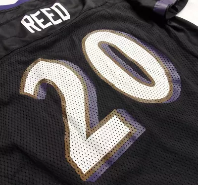 HOF Ed Reed Baltimore Ravens BOYS/YOUTH XL Reebok Jersey • $31.99