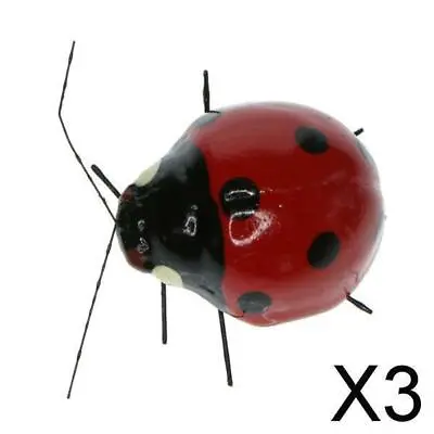 3X Realistic Insect Figurines Animal Toys Figurines Photo Props Ladybird • £5.69