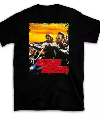 $19.95 • Buy Easy Rider Motorcycle T Shirt , Printed In USA, Hopper, Fonda, Movie Poster