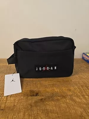 Nike Air Jordan Travel Dopp Kit Clutch Bag Toiletries Bag Black • $35