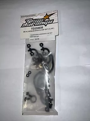 $27.99 • Buy Team Durango DEX210V3 TD230035 Big Bore Aluminum Shock Cap Set Olive