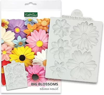 Katy Sue Big Blossoms Silicone Mould Sugarcraft Cake Making • £12