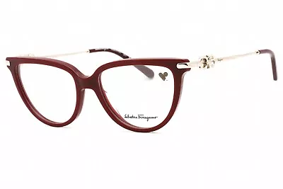 SALVATORE FERRAGAMO SF2946-601-53 Eyeglasses Size 53mm 16mm 140mm Burgundy Women • $61.39