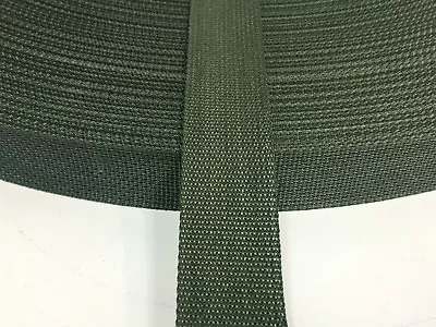 1 Inch CAMO GREEN MilSpec Military Webbing MIL-W-43668 T/3 STD INFRARED Per Yard • $0.99