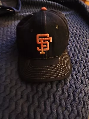 Vintage San Francisco Giants Sports Specialties Plain Logo Hat 7 1/2 Black 90s • $55.99