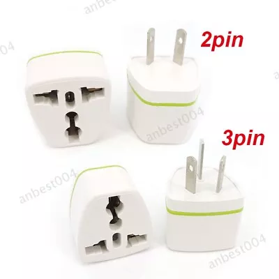 2pin 3Pin Australia Power Plug Adapter Wall Charger Travel US/UK/EU To AU/NZ • $4.90