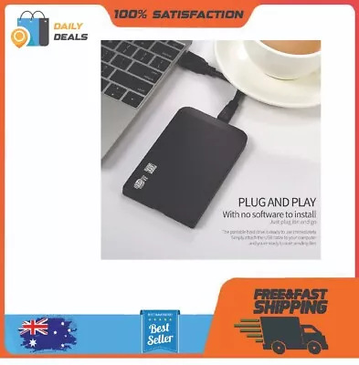 2TB External Hard Drive-Usb 3.0 Portable HDD Ultra Slim External Hard Drive 5Gbp • $68.79