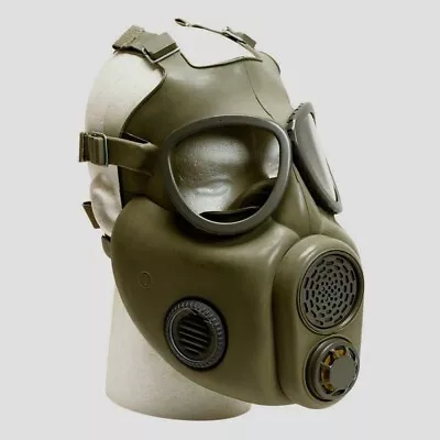 Military Czech Gas Full Face Mask M10M NBC W/Hydration Drinking Straw & Filters • $10