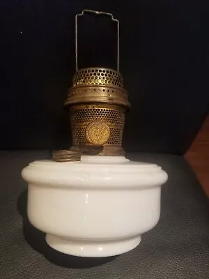 Vintage Aladdin Off White Bracket Oil Lamp W/ Burner Nu Type Model B Kerosene ! • $65