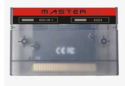 DIY 600 In 1 Master System Game Cartridge For USA SEGA System Console CLEAR • $47.99