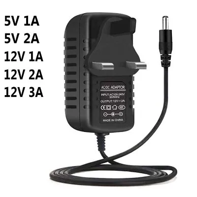 100-240V AC/DC LED Strip Mains Transformer Adapter Charger Power Supply UK Plug • £6.12