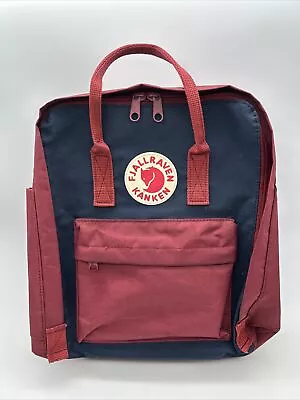 Fjallraven Kanken Mini Kids Small Red Royal Blue Backpack • $85.23