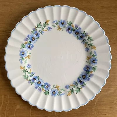 J & G Meakin Classic White China Plate Alpine Mist Floral Flower Decoration 18cm • £8.99