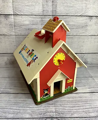 Vintage Fisher Price Little People Play Family School House 1971 - School Only • $25