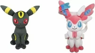 £24.99 • Buy Umbreon And Sylveon 9“ Mini Plush Pokemon Evolution Eevee Series NWT US SELLER