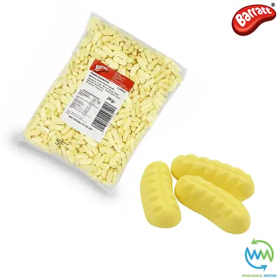 BARRATT FOAM BANANAS Sweets RETRO Candy WEDDING Favours GIFT Banana PICK N MIX • £34.99