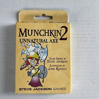 Munchkin 2 Unnatural Axe Expansion Steve Jackson Games NEW • $14.99