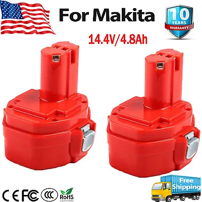 2Pack For Makita 14.4V 1420 Battery 1422 1433 1434 1435 1435F 192699-A 193158-3 • $25.89