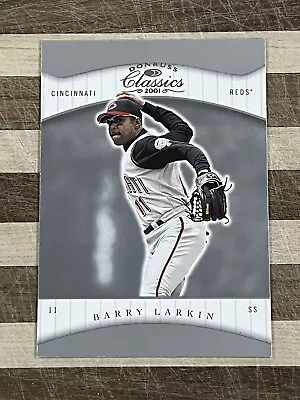 2001 Donruss Classics Baseball Barry Larkin Card #43 • $1.25