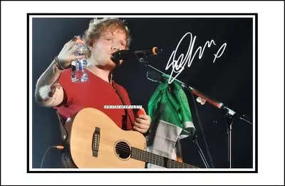 Ed Sheeran Autographed Cotton Canvas Image. Limited Edition (ES-312)x • £9.59