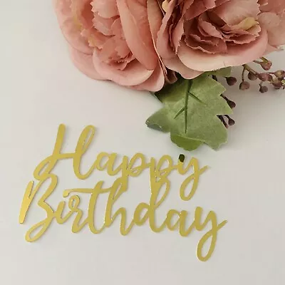 Happy Birthday Cake Charm Happy Birthday Topper Charm Decor • £2.95