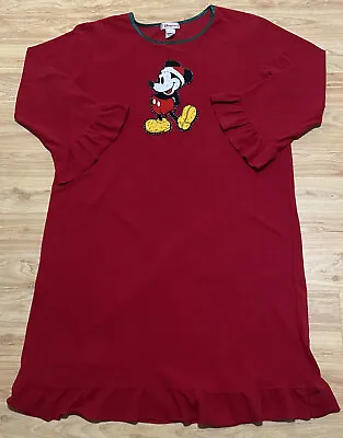 Vintage Disney Store Mickey Mouse Night Gown Sleep Leisure Wear Sz L  • $24.99