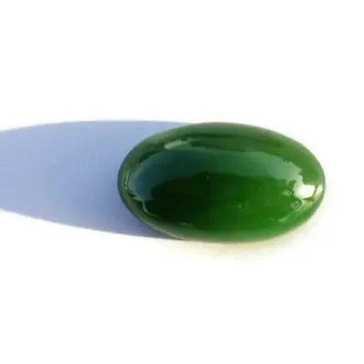 $65 • Buy Jade Ring Cabochon, Green JADE Cabochon, Russian Jade, Siberian Jade, Nephrite