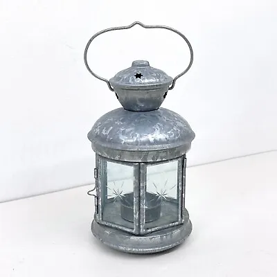 Garden Candle Lantern Torch Metal / Glass :h3 • £15.99