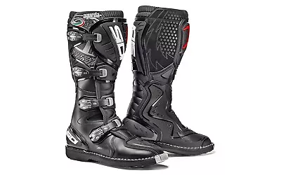 Sidi Agueda Off-Road MX Motocross Boots Black - Men's 10 US / 44 EU • $175