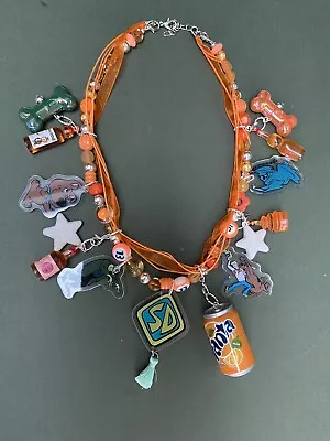 Scoobydoo Novelty Stack Charm Necklacecostume Chunky Fun Jewelleryquirky Style • £15.99