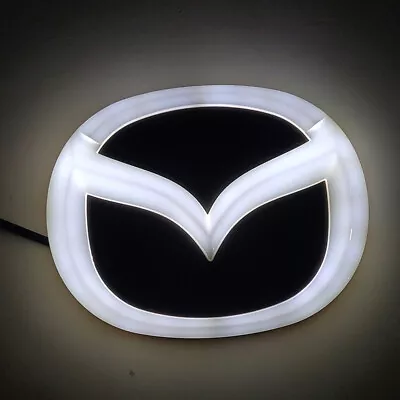 Car LED Badge Font Bumper Emblems For MAZDA2 MAZDA3 MAZDA8 RX-8 Roadstar CX-7 • $39.84