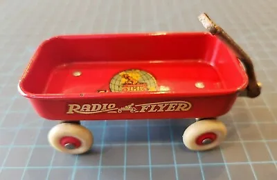Vtg Radio Steel & Mfg Co. Miniature Radio Flyer Red Wagon - World's Fair? - GwKK • £72.98