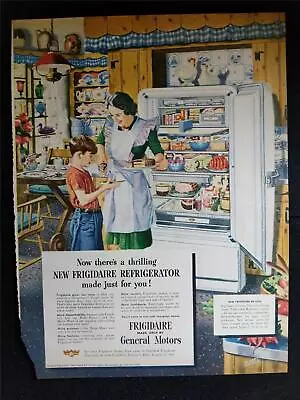  1948 FRIGIDARE GENERAL MOTORS REFRIGERATOR Vintage Magazine Print Ad • $12.50