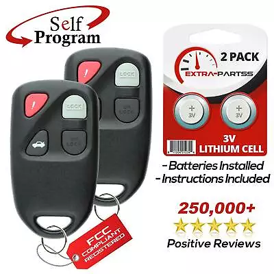 2 Keyless Entry Remote For 1998 1999 200 Mazda Protege Car Key Fob Control • $31.45