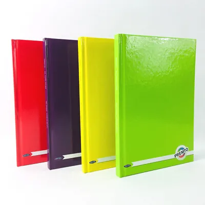 A5 Hardback Notebook Home School Writing Paper Lined Ruled Pages Fancy Book Pad • £3.71