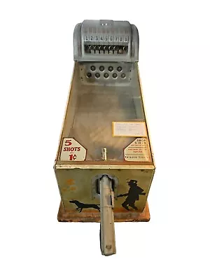 Coin Op 1C Challenger Shooting Gallery Game With Key • $1200
