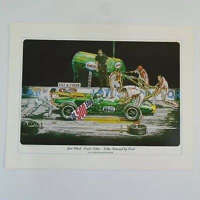 Jim Clark's Team Lotus Powered By Ford Indianapolis 500 Winner Print Ron Burton • $49.99