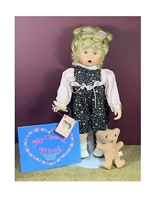 Vintage Ashton Drake's  Boo Bear & Me  Doll Oriiginal Box Has All Items & Papers • $39.99