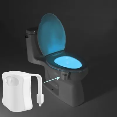 Baytek 8-Color Motion Activated Toilet Nightlight (Fits ANY Toilet) • $7.99