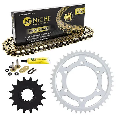 Sprocket Chain Set For Yamaha YZF R1 16/43 Tooth 530 X-Ring Front Rear Combo • $86.95