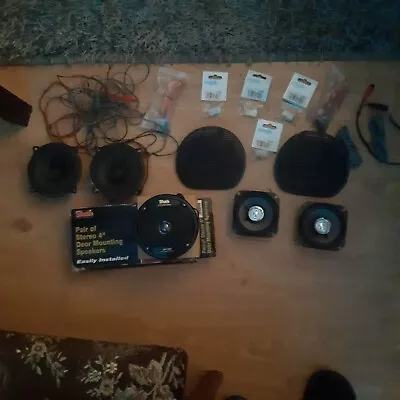 £15 • Buy Box Of Unused Vintage Car Speakers,wires Etc