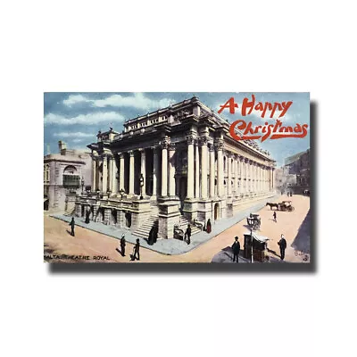 Malta Postcard Tucks Theatre Royal Happy Christmas New Unused Divided Back • $8