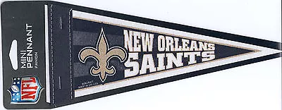 New Orleans Saints Mini Felt Pennant 4  X 10  • $2.25