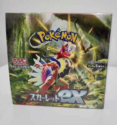 $140 • Buy Pokemon Card Game Scarlet & Violet Scarlet Ex Expansion Booster Box