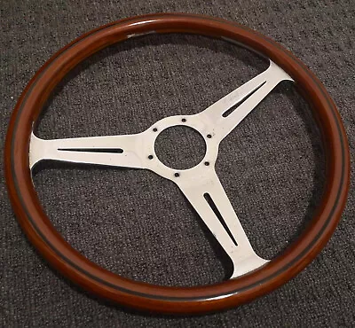 Vintage 1979 Nardi Classic Wood Steering Wheel 365mm Rare Jdm Vip Momo Personal • $320