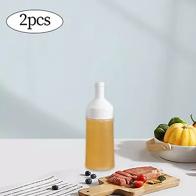 2Pcs Condiment Dispenser Empty Salad Dressing Bottle For Camping BBQ • £8.15